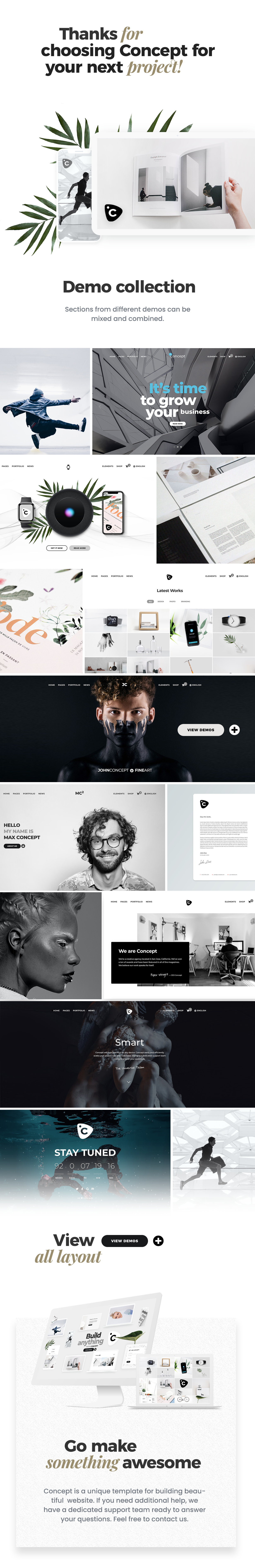 Concept - Creative and Business, Multipurpose WordPress Theme - 2