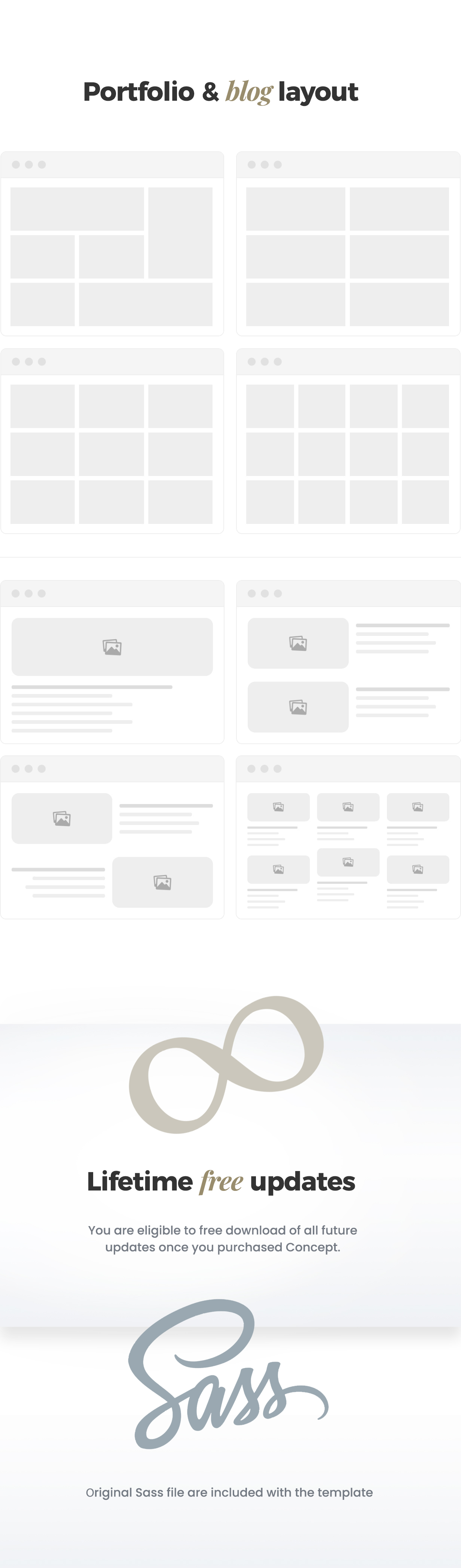 Concept - Creative and Business, Multipurpose Template - 3