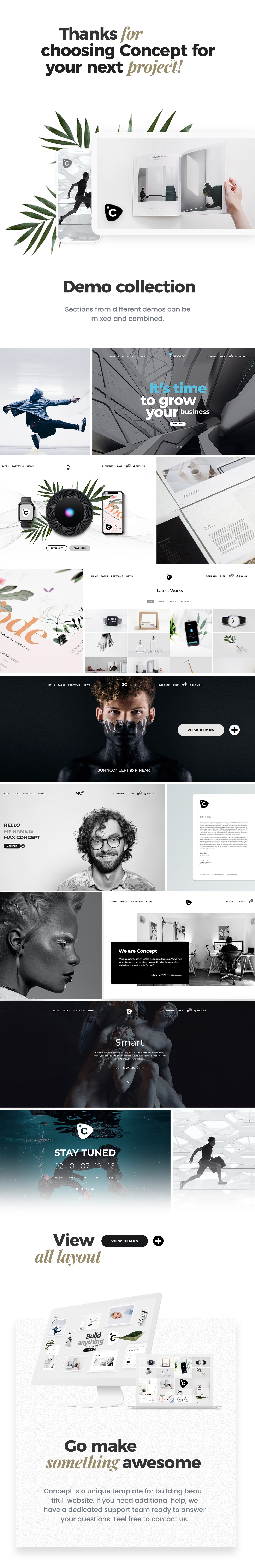 Concept - Creative and Business, Multipurpose Template - 2