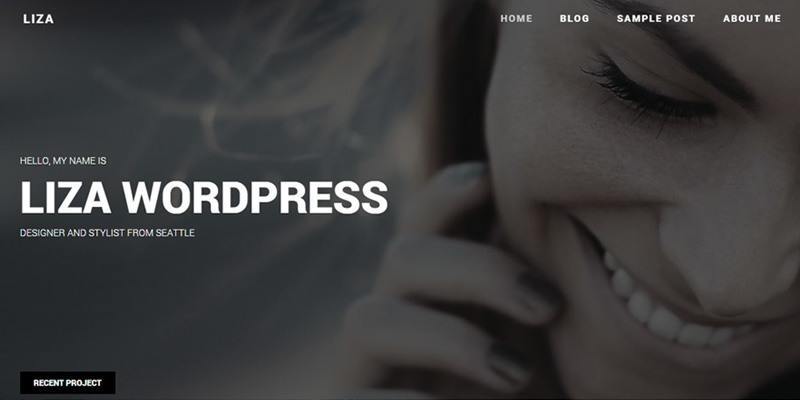 Liza – Bootstrap WordPress Theme