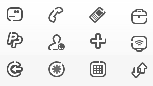 Minimalistic and simple free .png icons